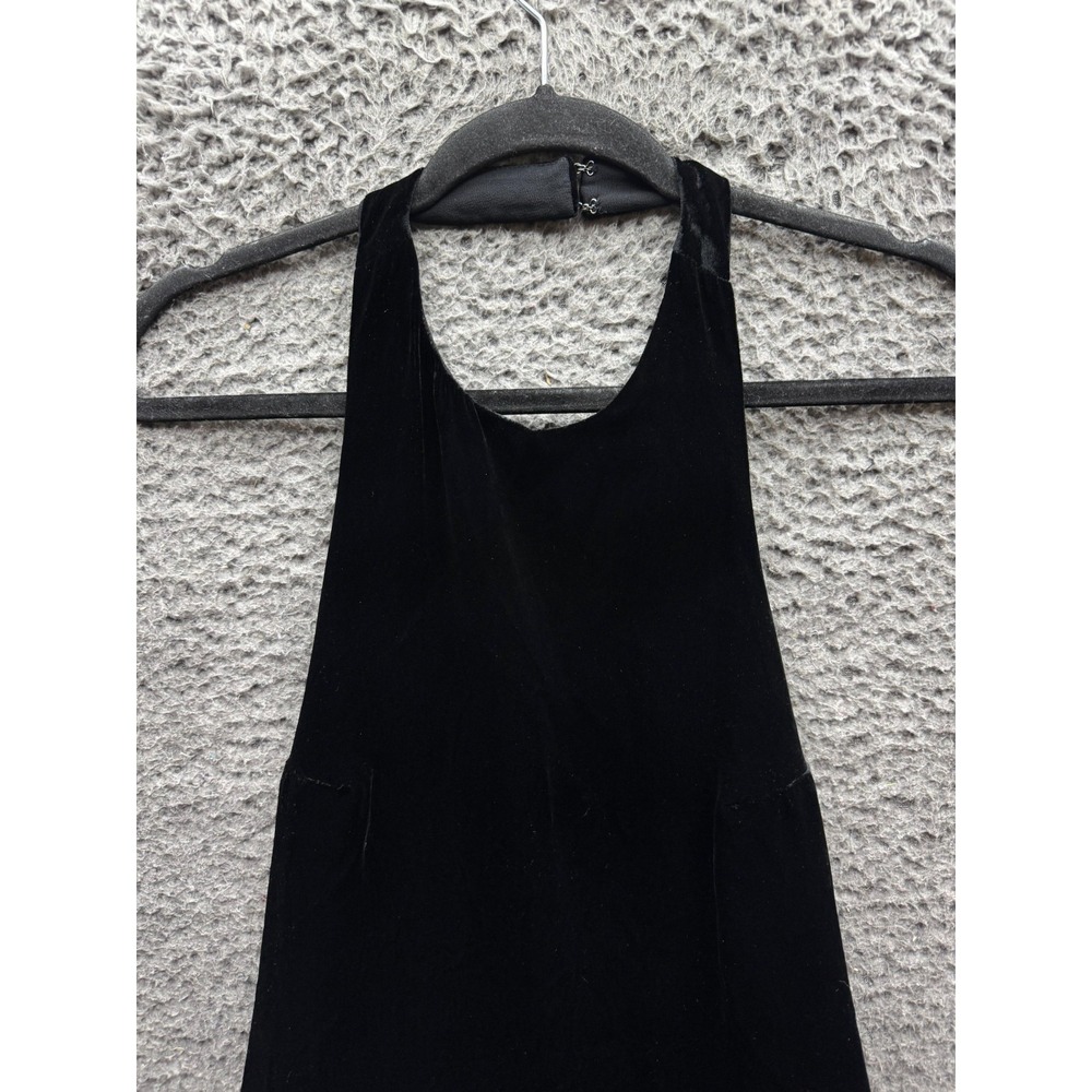 Reformation Black Velvet Mini Dress - Picture 3 of 9